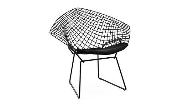 Fauteuil Diamond Bertoia noir